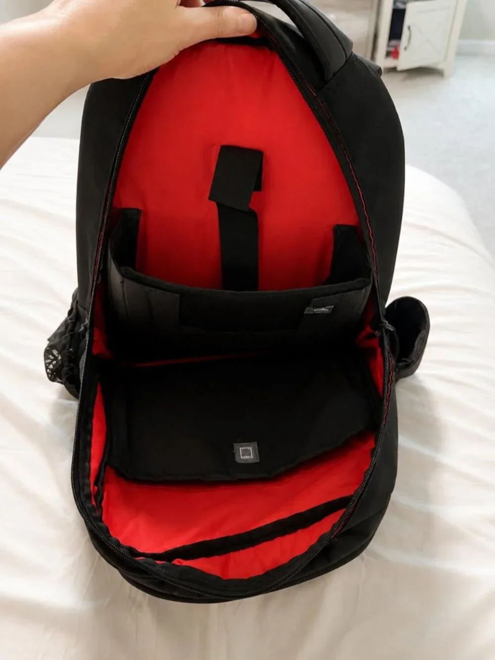 Samsonite Tectonic Black & Red Laptop Backpack 17”
